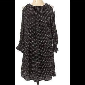 Old Navy Polkadot Cold Shoulder Dress